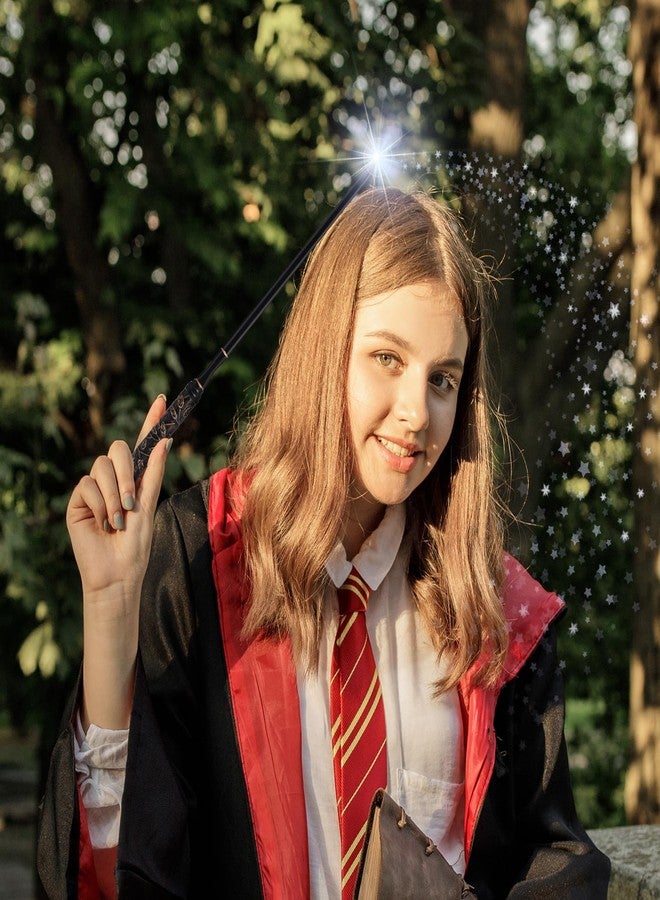 ChampWe Light Up Magic Wizard Wand Rechargeable Illuminating Toy for Kids Witch Collection Cosplay Accessories with Spellbook and Gift Box (Foliage) - Image 4